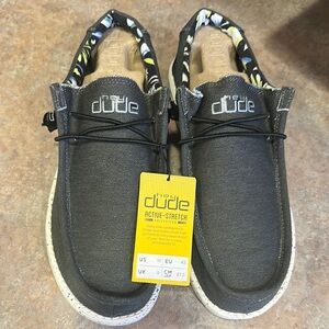 Hey Dude Gray Slip-On Shoes
